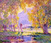 John Frost The Pool at Sundown oil painting
